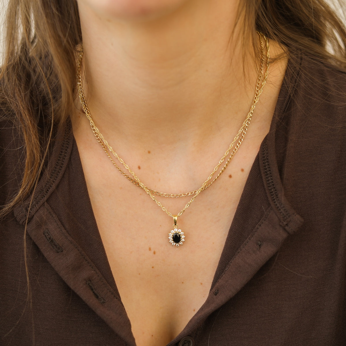 Lady Diana Ketting Black